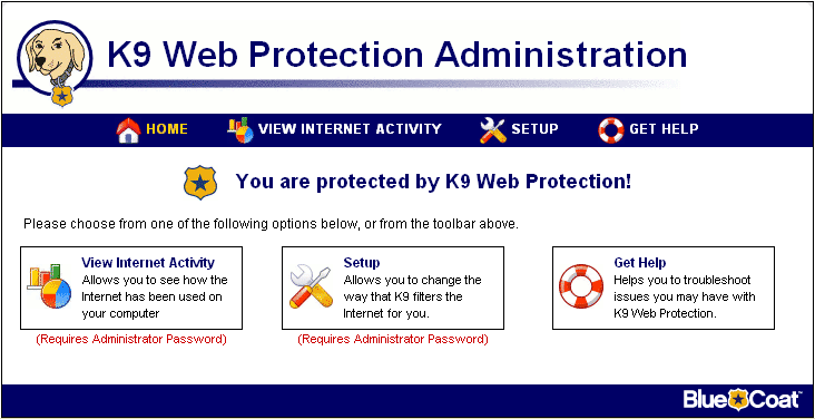 k9 web protection forgot password